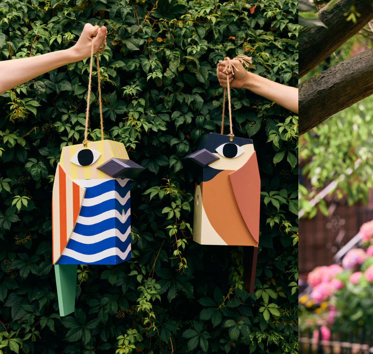 Hand-Painted Birdhouse